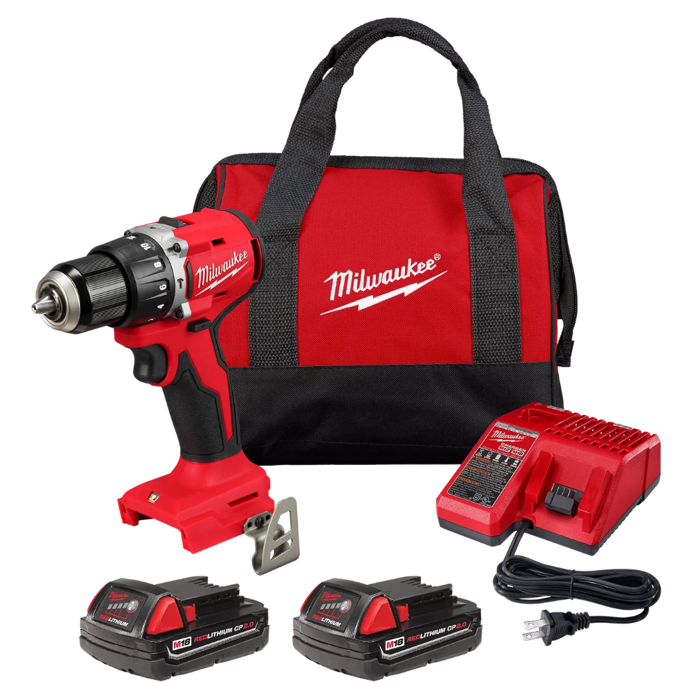 Milwaukee M18 Compact Brushless 1/2" Hammer Drill/Driver Kit from GME Supply
